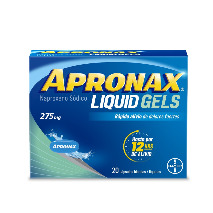 Imagen de Antiinflamatorio apronax 275 mg cápsulas blandas x 20