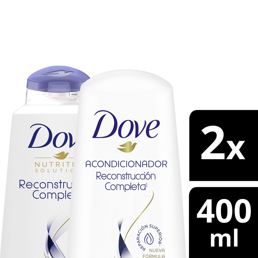Imagen de  DOVE Reconstrucción Completa Shampoo + Acondicionador 99765 400 ml