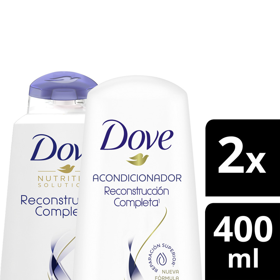 Imagen de Dove reconstrucción completa shampoo + acondicionador 400 ml