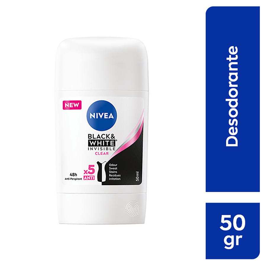 Imagen de  NIVEA DESOD NIVEA BARR BLA-WHITE MUJx50GR 99814