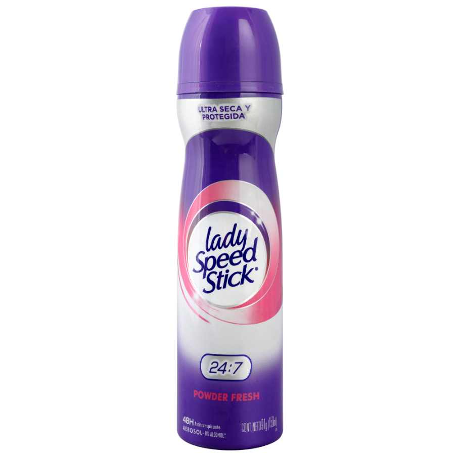 Imagen de  Desodorante Femenino LADY SPEED STICK Powder Fresh Aerosol 99847 150 ml