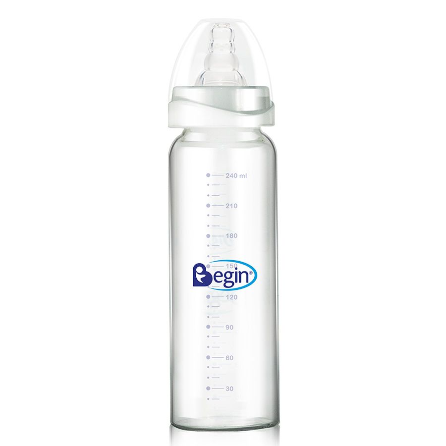 Imagen de Biberón Begin de Vidrio Borosilicato de 8 oz